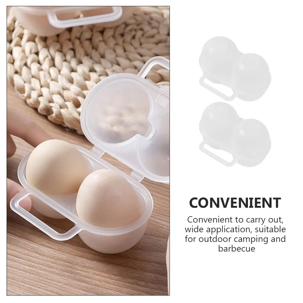 2pcs Portable Egg Box PP Material Outdoor Camping Hiking Anti Shock Lightweight Picnic BBQ Storage Container Holder Egg
2pcs Portable Egg Box PP Material Outdoor Camping Hiking Anti Shock Lightweight Picnic BBQ Storage Container Holder Egg