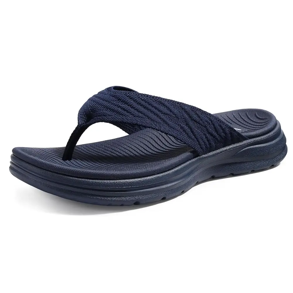 Women's Arch Support Flip Flops with Soft Cushion Comfortable Summer Beach Slip On Walking Thong Sandals
Women's Arch Support Flip Flops with Soft Cushion Comfortable Summer Beach Slip On Walking Thong Sandals
