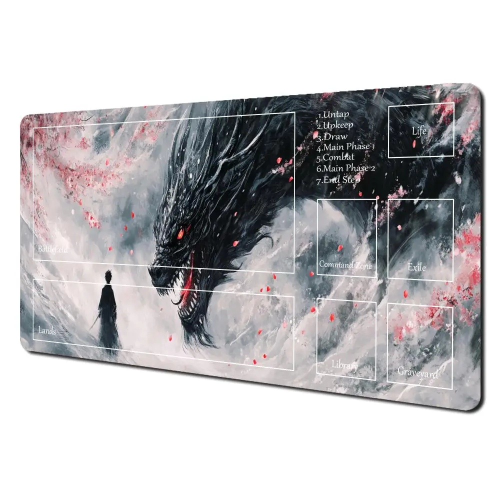 Dragon Playmat Mouse pad Fantasy-themed gamming playmat game play mat Duel pads Beginner Card Battles Commander Gaming Deskpad
Dragon Playmat Mouse pad Fantasy-themed gamming playmat game play mat Duel pads Beginner Card Battles Commander Gaming Deskpad