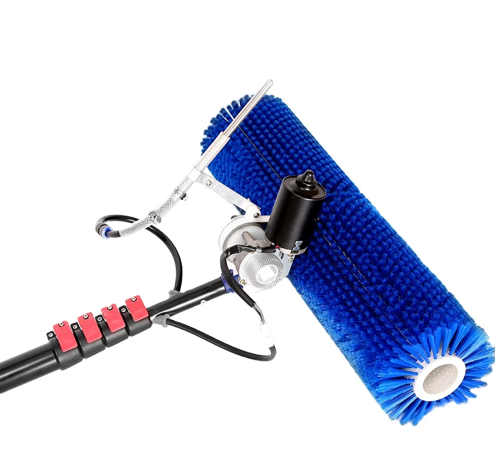 SSS solar Long Using Life Solar Panel cleaning rotating brush 7.5m Length Solar Panel Brush
SSS solar Long Using Life Solar Panel cleaning rotating brush 7.5m Length Solar Panel Brush