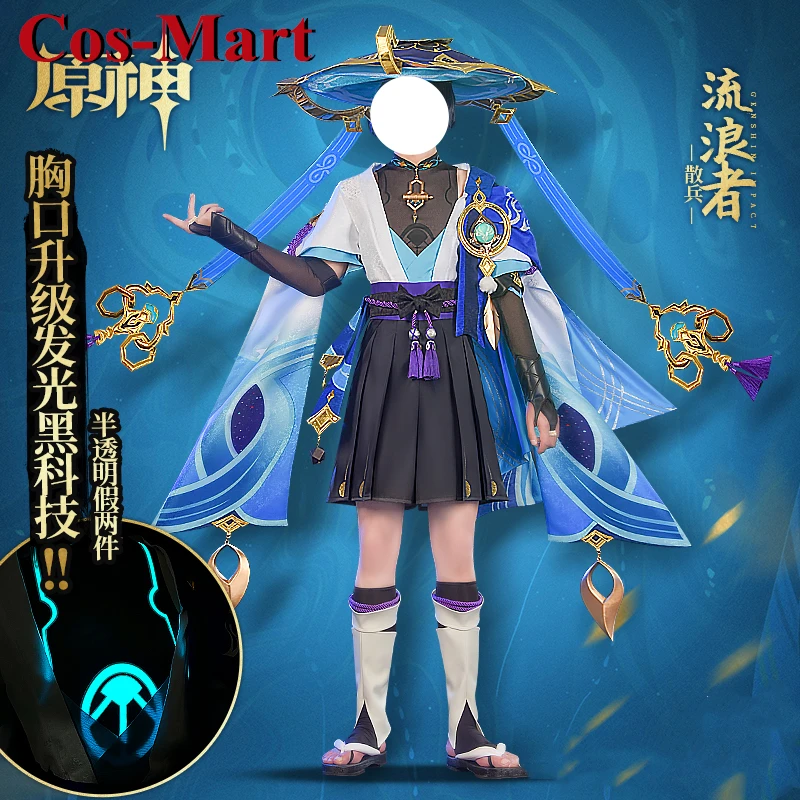 Cos-Mart, горячая игра Genshin Impact Wanderer, карнавальный костюм, красивая боевая форма, одежда для ролевых игр и вечеринок
Cos-Mart, горячая игра Genshin Impact Wanderer, карнавальный костюм, красивая боевая форма, одежда для ролевых игр и вечеринок