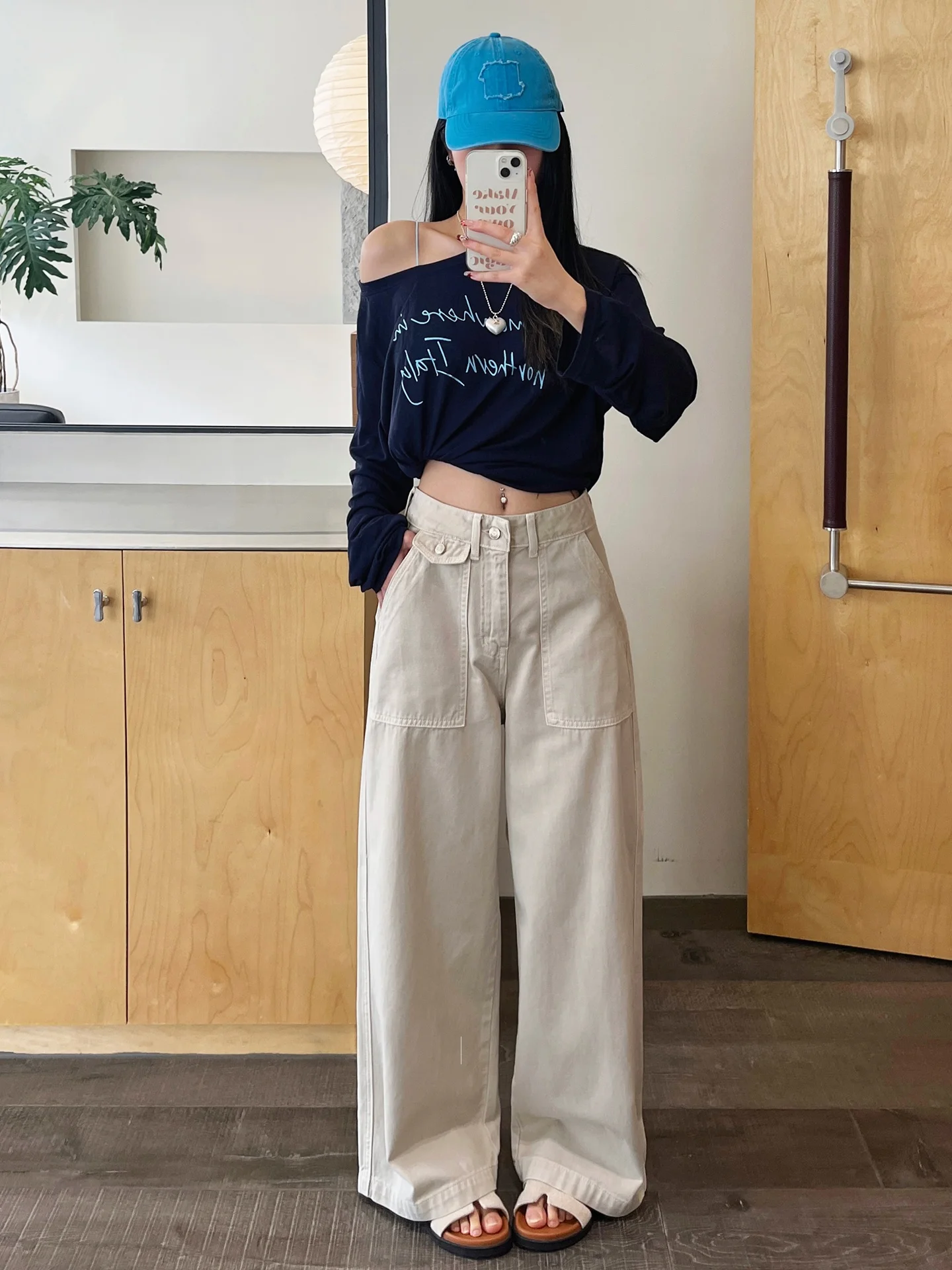Loose High Waist Wide Leg Casual Pants Women's Spring Tea Milk Color No Stretch American Workwear Trousers Comfortable Cotton
Loose High Waist Wide Leg Casual Pants Women's Spring Tea Milk Color No Stretch American Workwear Trousers Comfortable Cotton