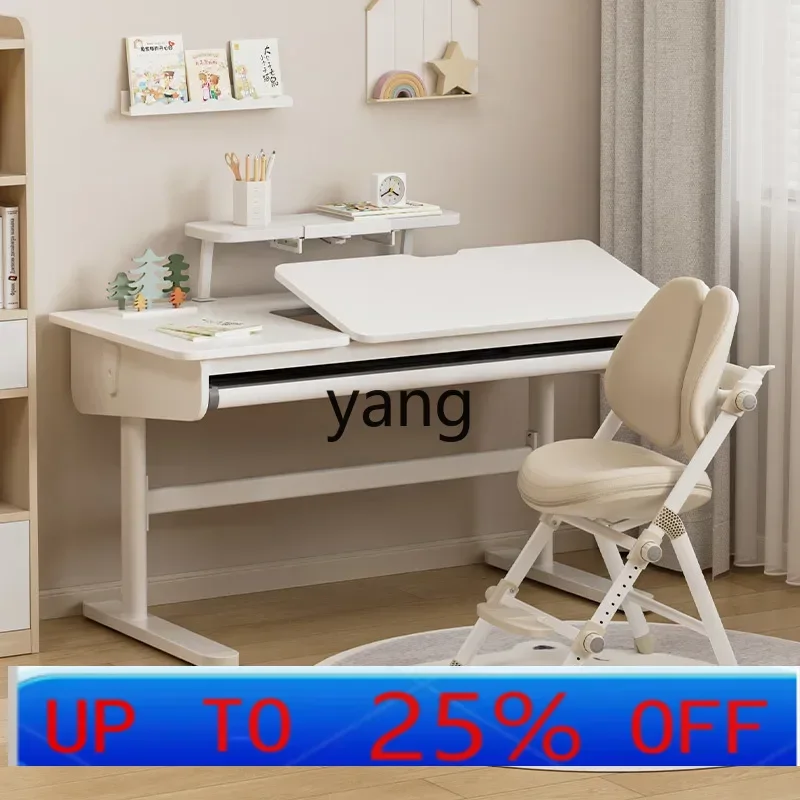 Lcx study table liftable solid wood home writing table and chair set
Lcx study table liftable solid wood home writing table and chair set