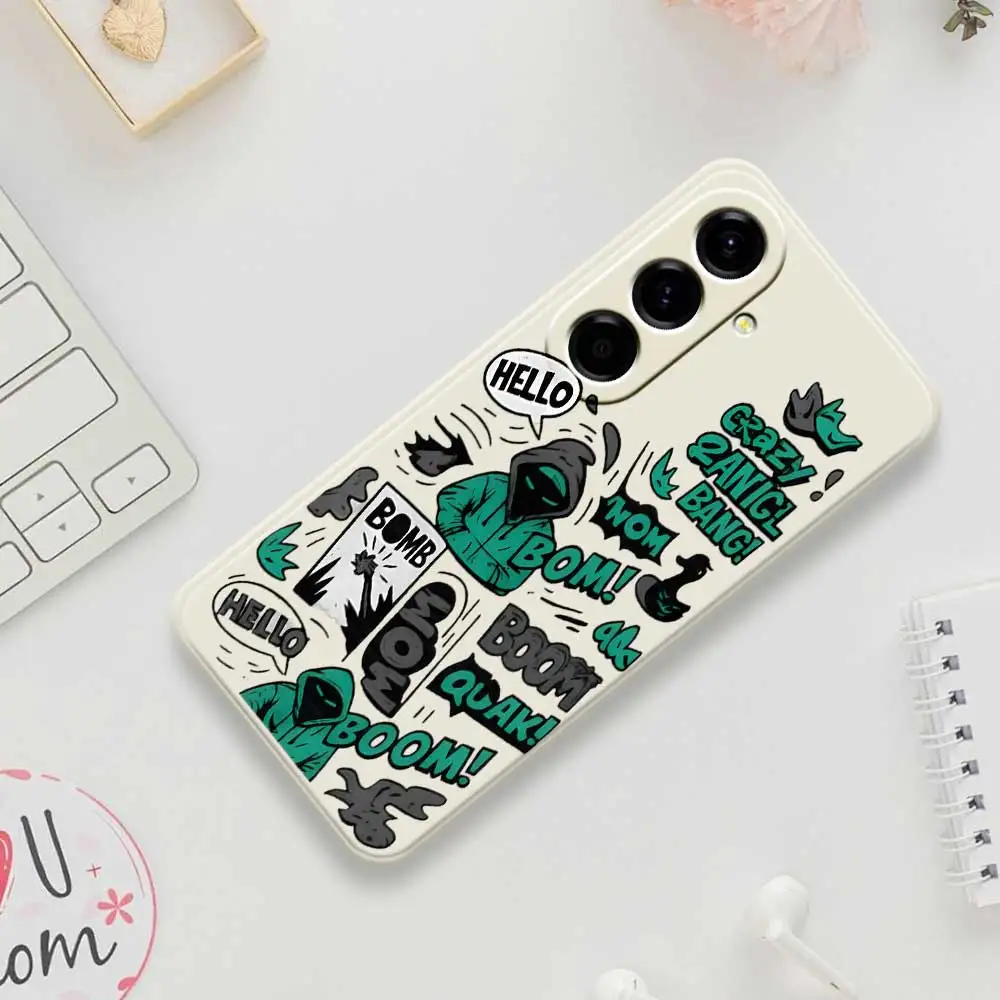 Модный крутой чехол для телефона в стиле граффити для Samsung Galaxy A56 A32 A23 A22 5G A32 A23 4G A55 A54 A53 A52 A51 A35 A34 Soft Cover 
Модный крутой чехол для телефона в стиле граффити для Samsung Galaxy A56 A32 A23 A22 5G A32 A23 4G A55 A54 A53 A52 A51 A35 A34 Soft Cover