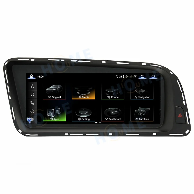 Android 13 Qualcomm 668 8.8" Car Multimedia Video Player for Audi Q5 2009-2017 LHD/RHD GPS Navigation Carplay Touch Screen