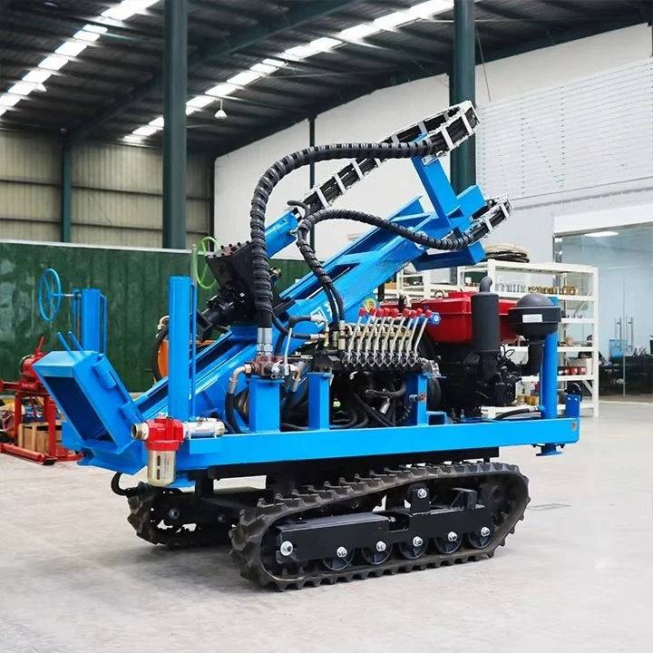 Diesel Crawler Water Well Drilling Rig 100-200m Depth Hydraulic DTH Rotary Drill Portable for Agriculture Irrigation
Diesel Crawler Water Well Drilling Rig 100-200m Depth Hydraulic DTH Rotary Drill Portable for Agriculture Irrigation