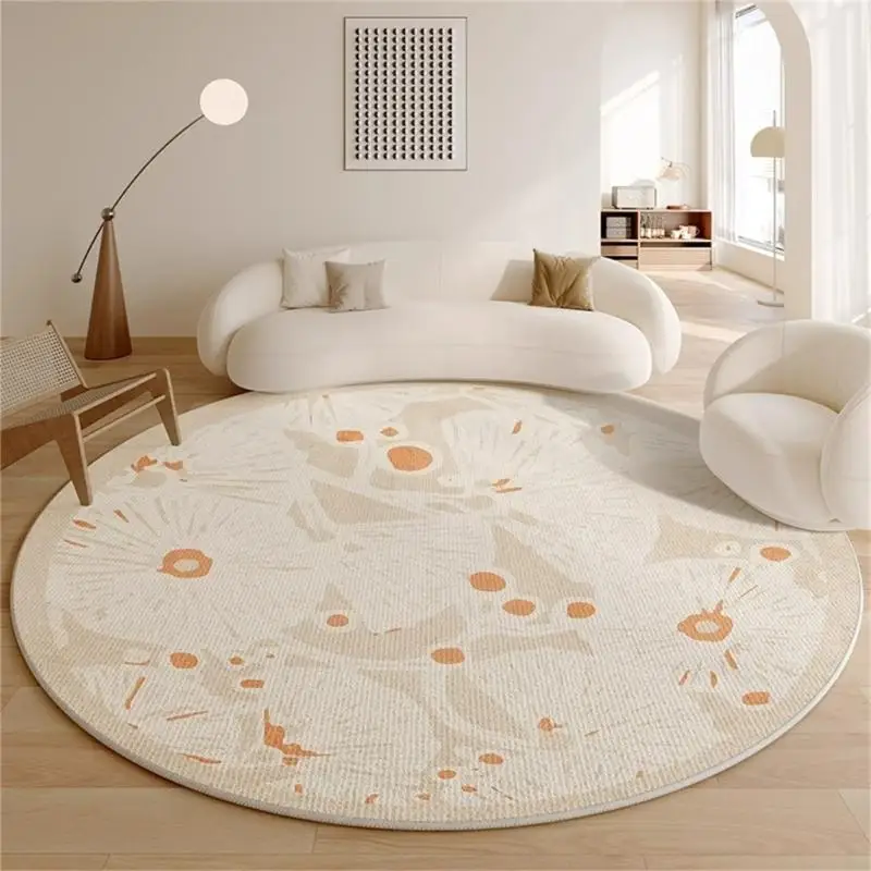 Утолщенный круглый ковер для зимнего тепла, легко протираемый, полиэстеровые коврики, украшение для дома B03E
Утолщенный круглый ковер для зимнего тепла, легко протираемый, полиэстеровые коврики, украшение для дома B03E