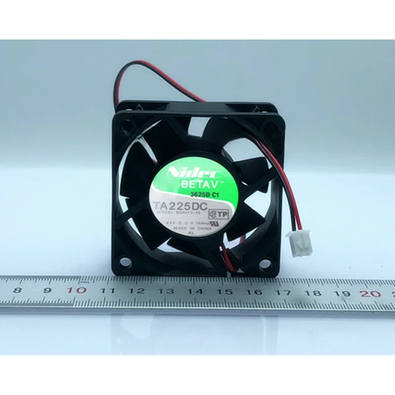 Y+FOR NIDEC TA225DC M34313-16 24V 0.16A 6CM 6025 Inverter Cooling Fan
Y+FOR NIDEC TA225DC M34313-16 24V 0.16A 6CM 6025 Inverter Cooling Fan