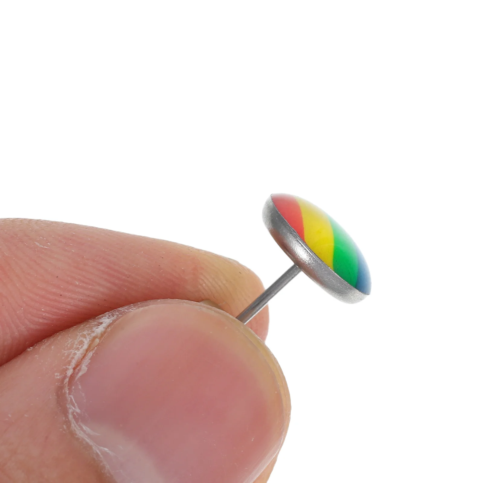 A Pair Rainbow Color Earrings Durable Stainless Steel Ear Studs Gay Lesbian Pride Jewelry Gift Fashion Accessories
A Pair Rainbow Color Earrings Durable Stainless Steel Ear Studs Gay Lesbian Pride Jewelry Gift Fashion Accessories