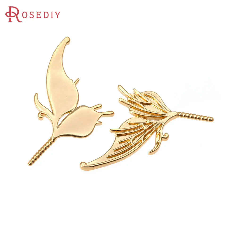 18K Gold Color Brass Can Fit Half Hole Beads wing High Quality Jewelry Diy Accessories Jewellery Making Materials
18K Gold Color Brass Can Fit Half Hole Beads wing High Quality Jewelry Diy Accessories Jewellery Making Materials