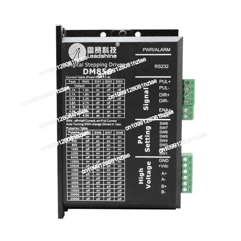 DM856 2-phase 57 86 Digital Stepper Motor Driver 20-80V 1A To 5.6A NEMA23 NEMA34 Motor
DM856 2-phase 57 86 Digital Stepper Motor Driver 20-80V 1A To 5.6A NEMA23 NEMA34 Motor