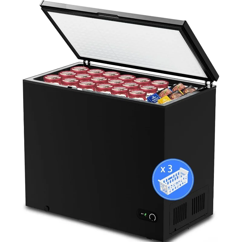 Kismile 7.0 Cubic Feet Chest Freezer with 3 Removable Basket, Free Standing Top Open Door Compact Deep Freezer with Adjustable
Kismile 7.0 Cubic Feet Chest Freezer with 3 Removable Basket, Free Standing Top Open Door Compact Deep Freezer with Adjustable