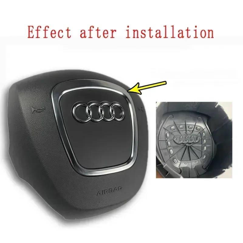 Automobile Steering Wheel Logo Bright Frame Strip Electroplated Car Logo Sticker For Audi A3 A4 B8 8P B9 8V A5 A6 C7 A7 Q3 Q5 Q7
Automobile Steering Wheel Logo Bright Frame Strip Electroplated Car Logo Sticker For Audi A3 A4 B8 8P B9 8V A5 A6 C7 A7 Q3 Q5 Q7