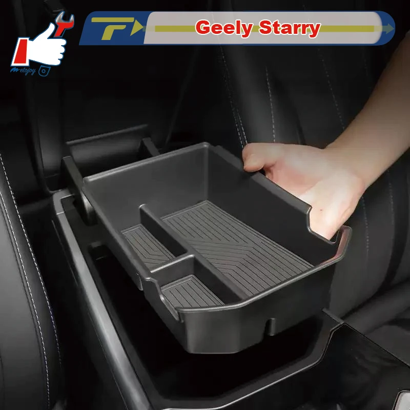 METOJOY для Geely Starry 2021-2025, подлокотник, ящик для хранения, чехол для хранения за экраном, центральный ABS, индивидуальный автомобильный контейнер для хранения
METOJOY для Geely Starry 2021-2025, подлокотник, ящик для хранения, чехол для хранения за экраном, центральный ABS, индивидуальный автомобильный контейнер для хранения