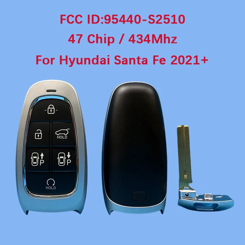 CN020265 Aftermarket 6-кнопочный смарт-ключ с дистанционным автоматическим запуском 47 чипов 433 МГц FCC ID 95440-S2510 для Hyundai Santa Fe 2021+
CN020265 Aftermarket 6-кнопочный смарт-ключ с дистанционным автоматическим запуском 47 чипов 433 МГц FCC ID 95440-S2510 для Hyundai Santa Fe 2021+