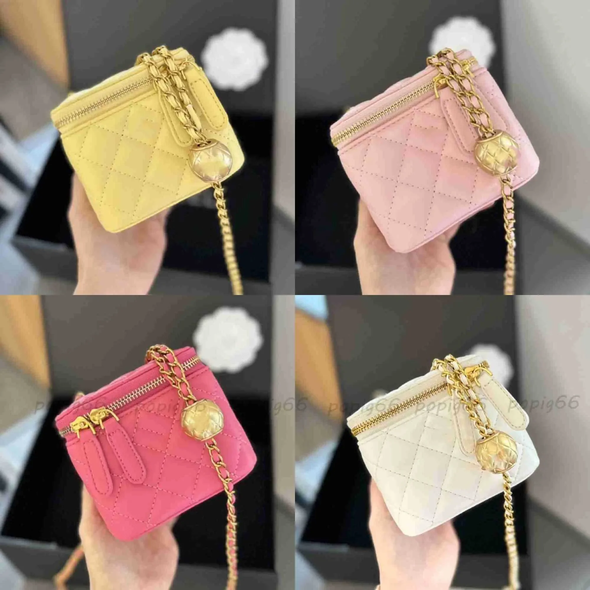 Shoulder Bags Designer Golden Ball Mini Women CC Cosmetic Bag Adjustable Crossbody Chain Leather Quilted Handbag Coin Purse Shop
Shoulder Bags Designer Golden Ball Mini Women CC Cosmetic Bag Adjustable Crossbody Chain Leather Quilted Handbag Coin Purse Shop