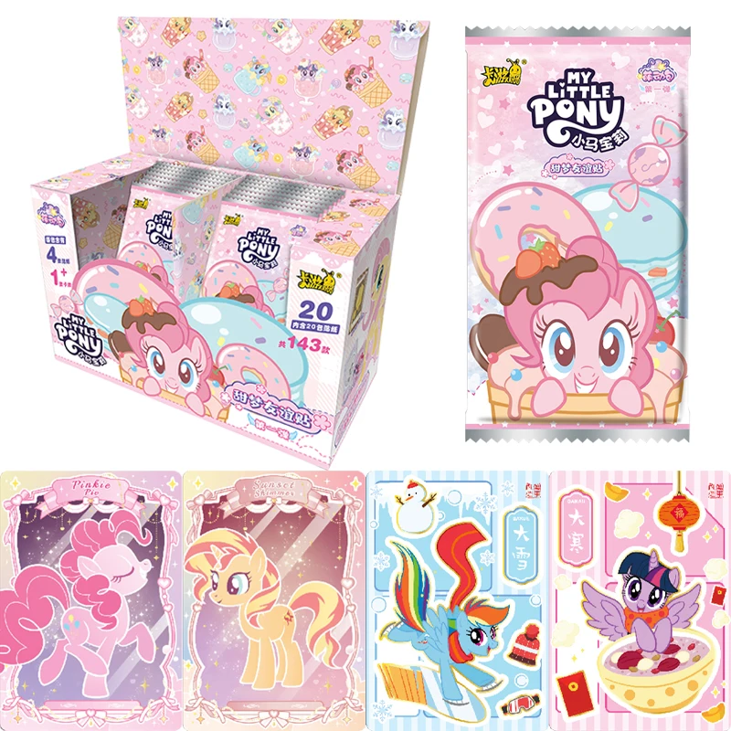 KAYOU натуральные карты My Little Pony, наклейка дружбы Sweet Dream, сумка Mengdong, милая принцесса, коллекционная аниме-карта, игрушка в подарок
KAYOU натуральные карты My Little Pony, наклейка дружбы Sweet Dream, сумка Mengdong, милая принцесса, коллекционная аниме-карта, игрушка в подарок