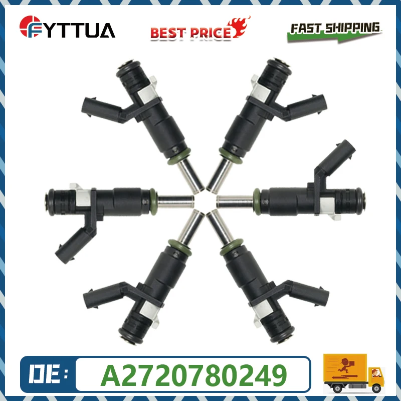 6pcs fuel Injector A2720780249 68011710AA For MERCEDES-BENZ R350 E350 S400 GLK350 SLK280 SLK300 3.0 3.5 V6
6pcs fuel Injector A2720780249 68011710AA For MERCEDES-BENZ R350 E350 S400 GLK350 SLK280 SLK300 3.0 3.5 V6