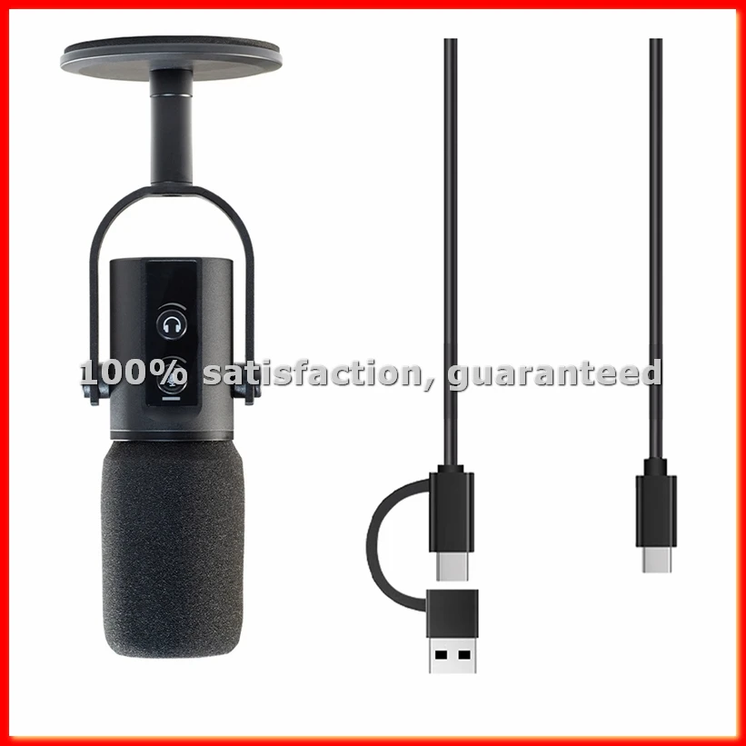 PD11 USB/XLR Dynamic Microphone with Gain Knob/Touch-Mute/Headphone Jack,Recording Mic for PC Sound Card Streaming-A31R
PD11 USB/XLR Dynamic Microphone with Gain Knob/Touch-Mute/Headphone Jack,Recording Mic for PC Sound Card Streaming-A31R