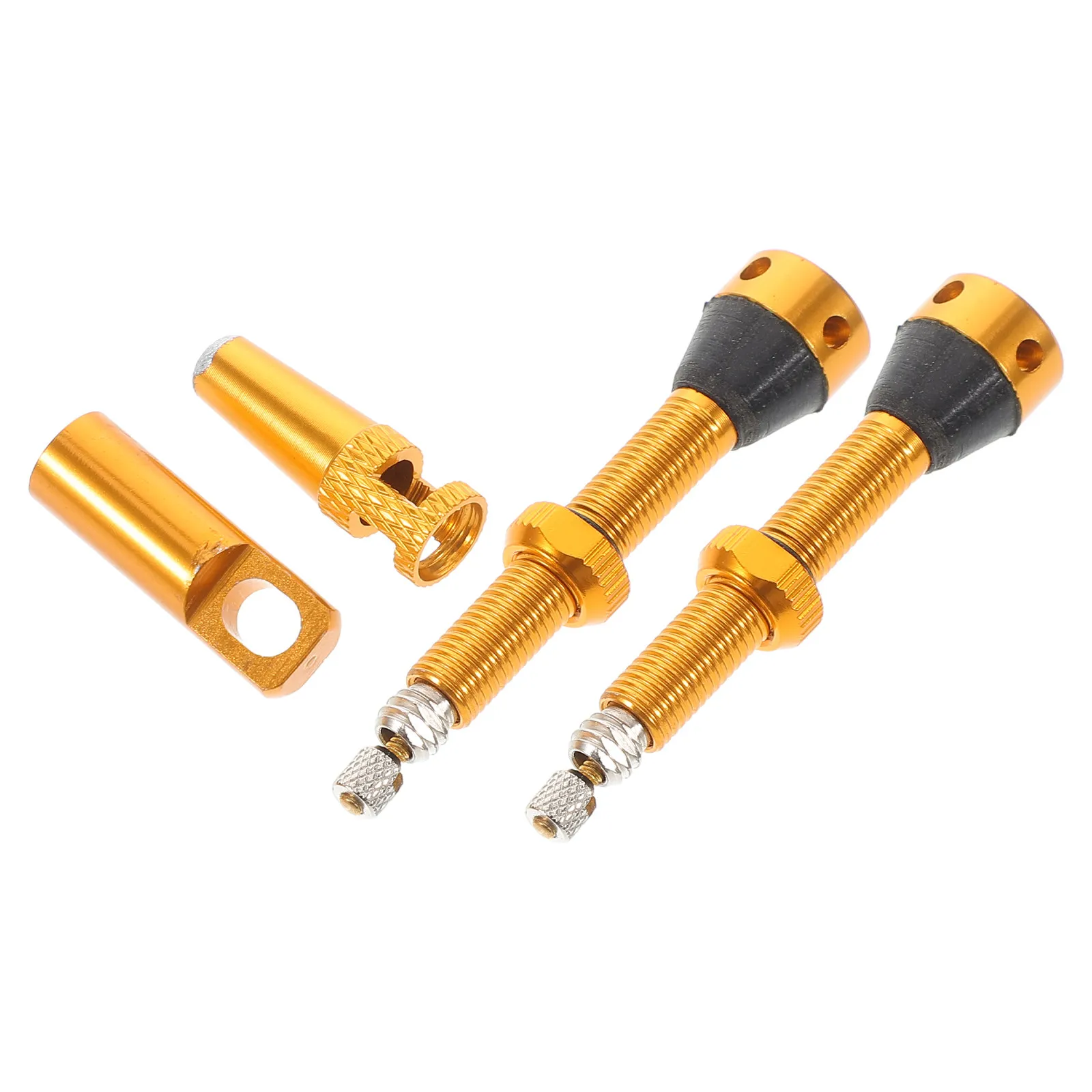 4Pcs Aluminum Alloy Tubeless Valve Stems Vacuum Design for Bike Tire Inflation Deflation Anti Backflow Valve Core Removal
4Pcs Aluminum Alloy Tubeless Valve Stems Vacuum Design for Bike Tire Inflation Deflation Anti Backflow Valve Core Removal