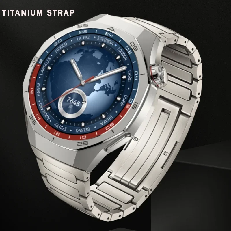 Luxury Titanium Alloy Strap For HUAWEI WATCH GT5 Pro 46mm Metal Correa For Huawei Watch GT5 46mm GT4 46MM Bracelet Business
Luxury Titanium Alloy Strap For HUAWEI WATCH GT5 Pro 46mm Metal Correa For Huawei Watch GT5 46mm GT4 46MM Bracelet Business