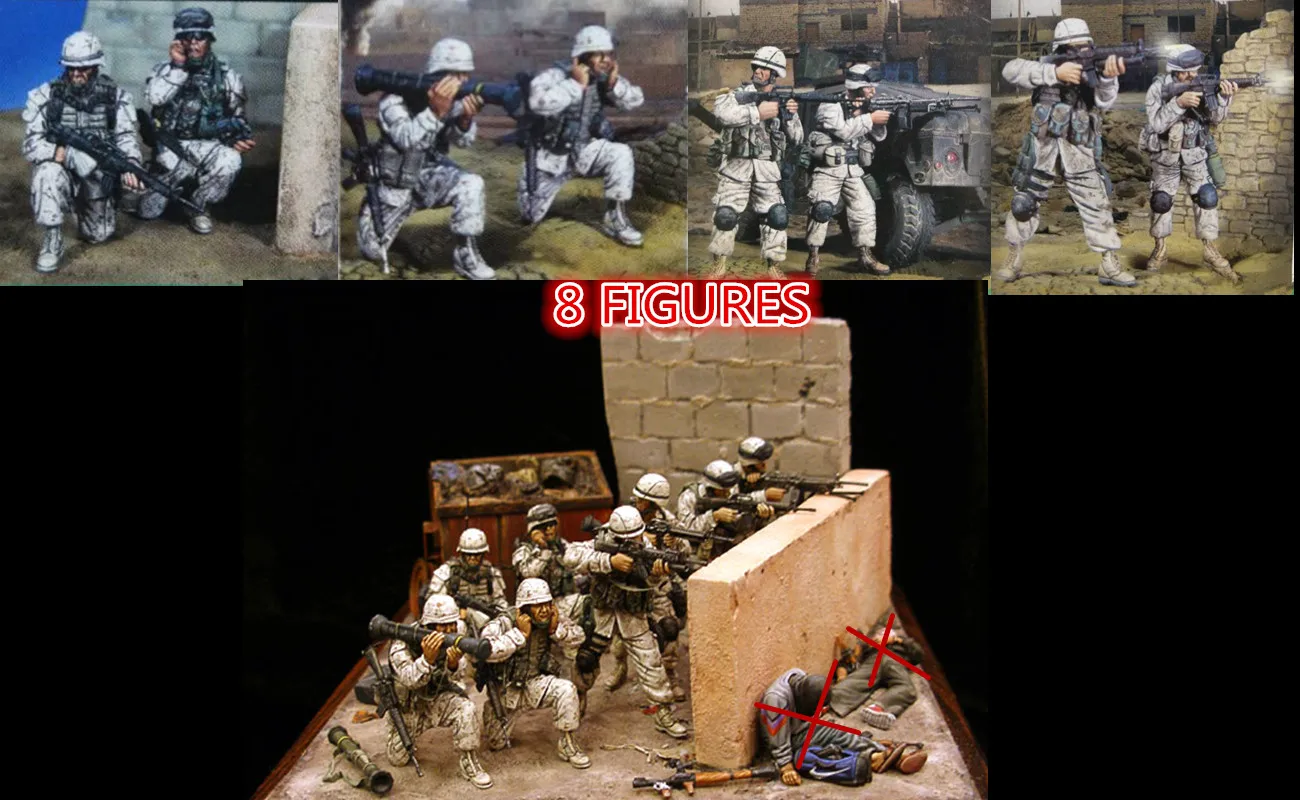 1:35 Resin Model Soldiers Need Manual Painting Model Assembly Kit 8 People Without Scene
1:35 Resin Model Soldiers Need Manual Painting Model Assembly Kit 8 People Without Scene