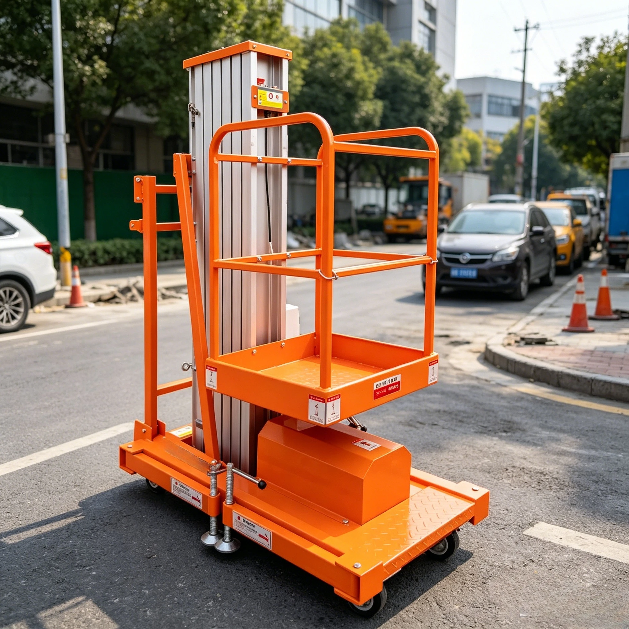 6m 12m CE Approved 150KG Indoor Platform Elevator Ladder Lift Aluminum Scaffold Electric Aluminum Lift Customized
6m 12m CE Approved 150KG Indoor Platform Elevator Ladder Lift Aluminum Scaffold Electric Aluminum Lift Customized