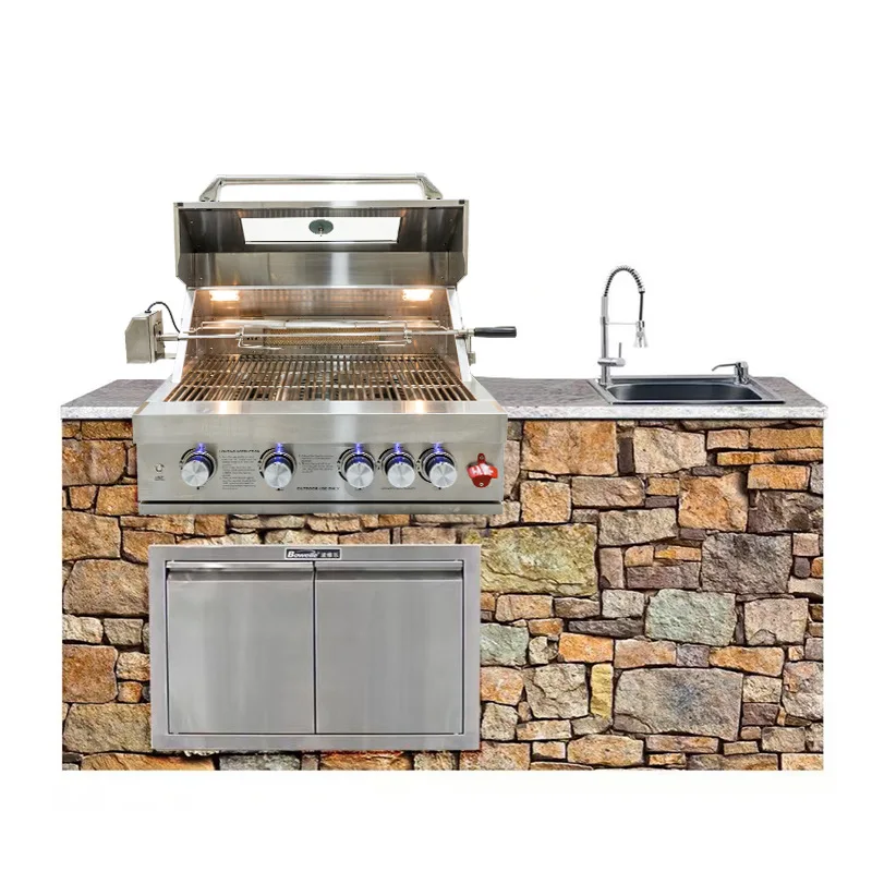 Gas Grill Built-in Grill Stainless Steel Villa Courtyard
Gas Grill Built-in Grill Stainless Steel Villa Courtyard
