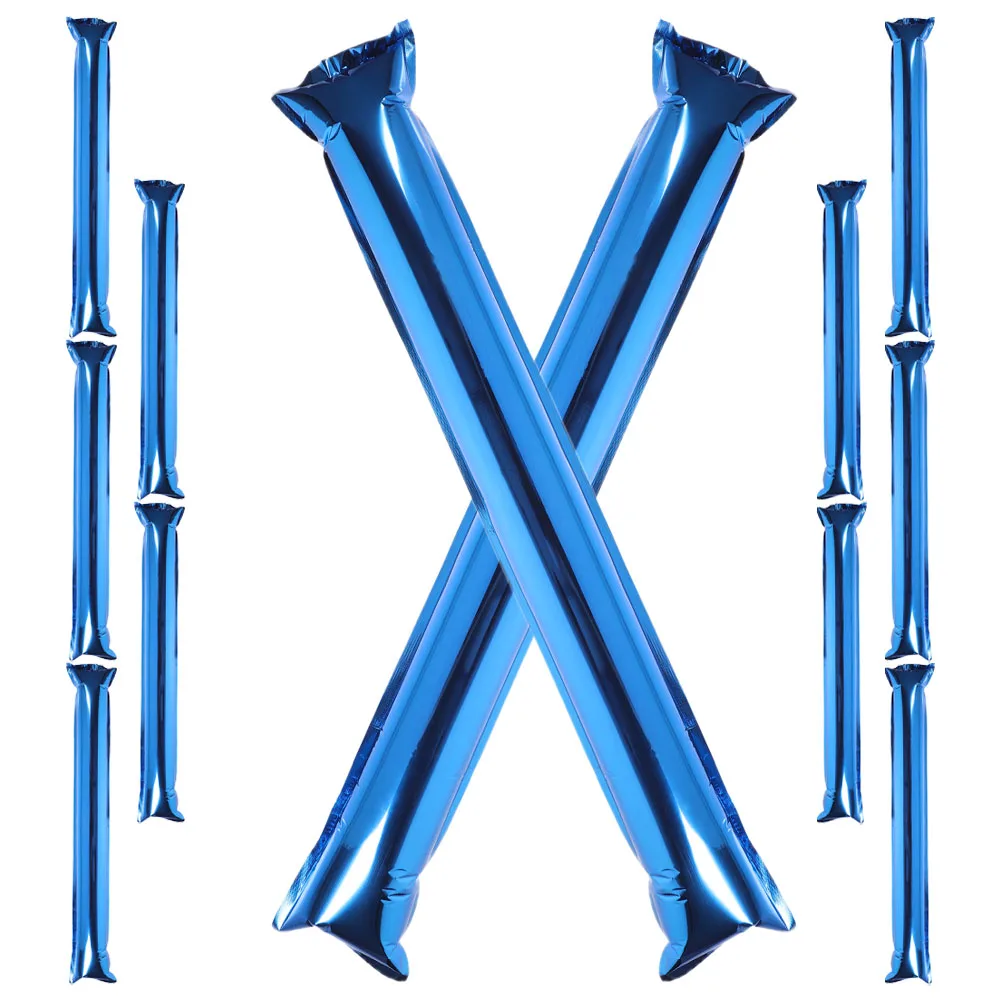 12pcs Inflatable Sticks Lightweight Reusable Party Noise Makers Sporting Event Aluminum Foil Clappers Noisemakers
12pcs Inflatable Sticks Lightweight Reusable Party Noise Makers Sporting Event Aluminum Foil Clappers Noisemakers
