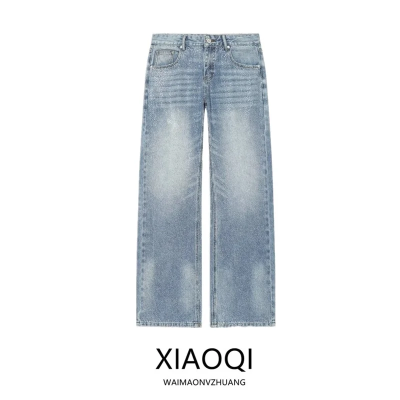 Low Waist Straight Leg Jeans Women's Spring Summer New Washed Shiny Sequins Casual Denim Pants Ladies Premium Quality
Low Waist Straight Leg Jeans Women's Spring Summer New Washed Shiny Sequins Casual Denim Pants Ladies Premium Quality