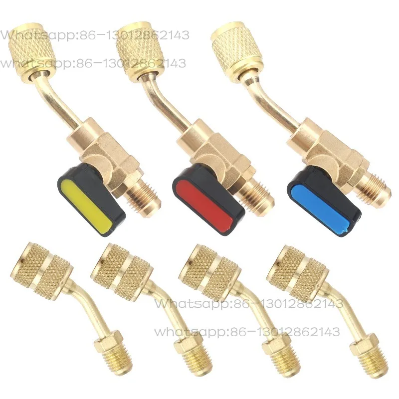 Cross-border automobile R410 ball valve 1/4 to 5/16 fluoride joint kit RV fluoride refrigerant liquid safety valve
Cross-border automobile R410 ball valve 1/4 to 5/16 fluoride joint kit RV fluoride refrigerant liquid safety valve