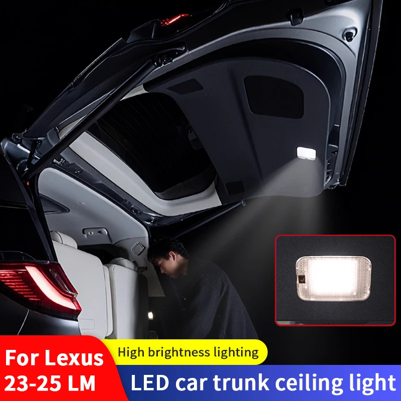 QHCP Car Trunk Light Tailgate Lamp LED High Brightness Trunk Top Light Low Energy Fits For Lexus LM 2023-2025 Interior Accessory
QHCP Car Trunk Light Tailgate Lamp LED High Brightness Trunk Top Light Low Energy Fits For Lexus LM 2023-2025 Interior Accessory