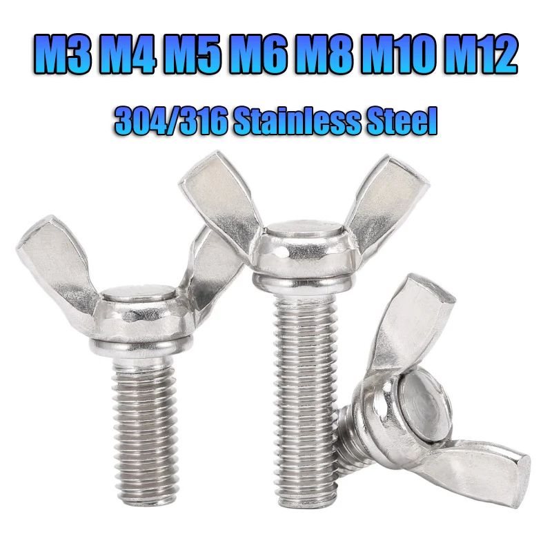 M3 M4 M5 M6 M8 M10 M12 Болт-бабочка 304/316 Нержавеющая сталь Оцинкованные ручные затягивающиеся винты Болт-бабочка Винт с накатанной головкой
M3 M4 M5 M6 M8 M10 M12 Болт-бабочка 304/316 Нержавеющая сталь Оцинкованные ручные затягивающиеся винты Болт-бабочка Винт с накатанной головкой