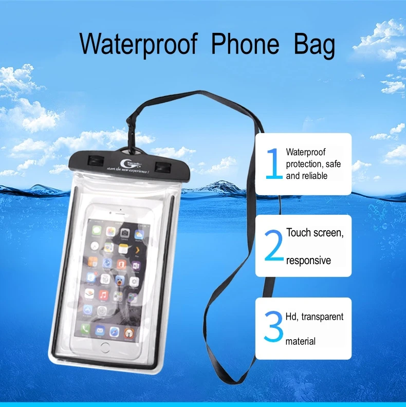 Universal Waterproof Phone Case Water Proof Bag Swim Cover Mobile Cover Pouch Bag Case UnderWater Dry Bag Touch Case Cover
Universal Waterproof Phone Case Water Proof Bag Swim Cover Mobile Cover Pouch Bag Case UnderWater Dry Bag Touch Case Cover