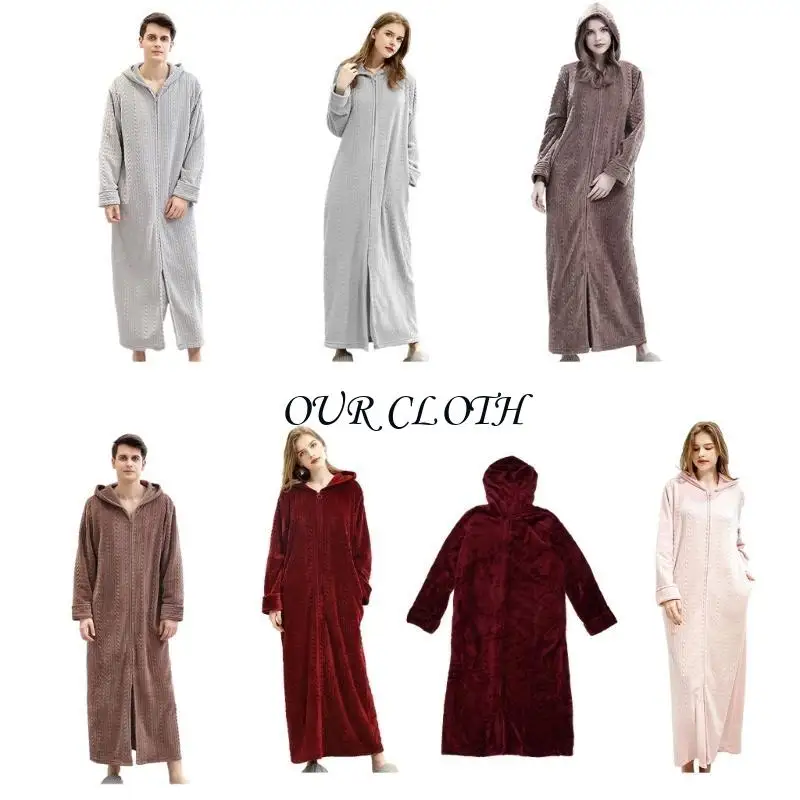 Couples Fleece Warm Robe,Cozy Flannel Long Bathrobe,Plush Night Dressing Robes Y1AC
Couples Fleece Warm Robe,Cozy Flannel Long Bathrobe,Plush Night Dressing Robes Y1AC