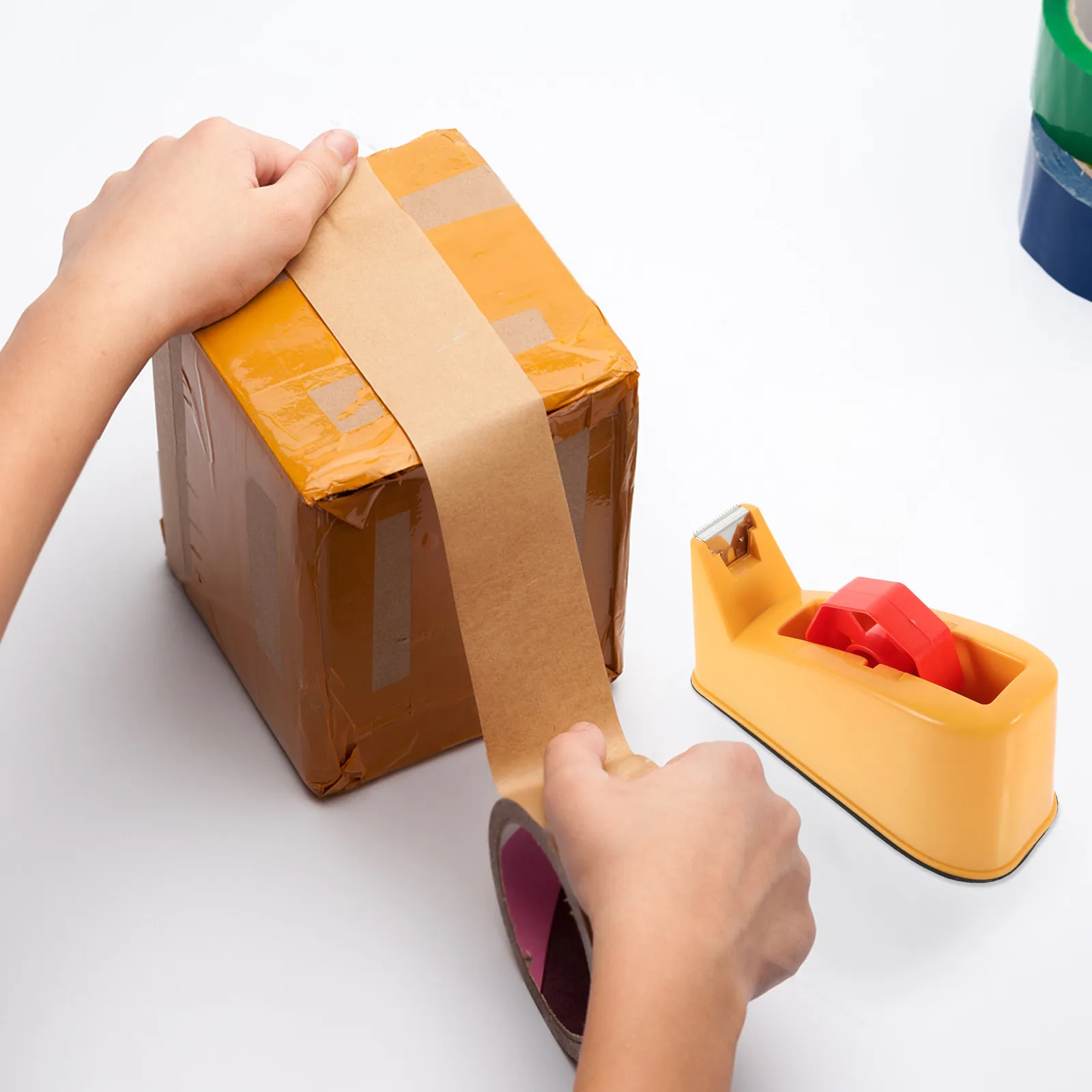 Professional Heavy Duty Metal Tape Cutter with Smooth Rolling Bearing Ergonomic Design for Carton Packing Sealing Dispensing
Professional Heavy Duty Metal Tape Cutter with Smooth Rolling Bearing Ergonomic Design for Carton Packing Sealing Dispensing