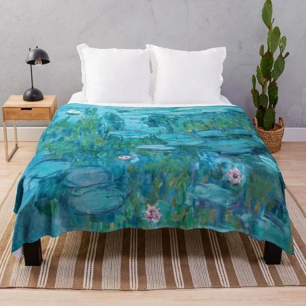 Water Lilies - Claude Monet Throw Blanket Bed Fashionable Decorative Beds Plaid on the sofa Blankets
Water Lilies - Claude Monet Throw Blanket Bed Fashionable Decorative Beds Plaid on the sofa Blankets