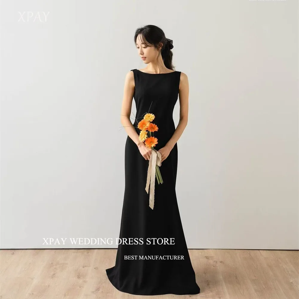 XPAY Elegant Black Mermaid Trumpet Wedding Photo Shoot Distinctive backless Prom Gown Special Occasion Dress Customised
XPAY Elegant Black Mermaid Trumpet Wedding Photo Shoot Distinctive backless Prom Gown Special Occasion Dress Customised