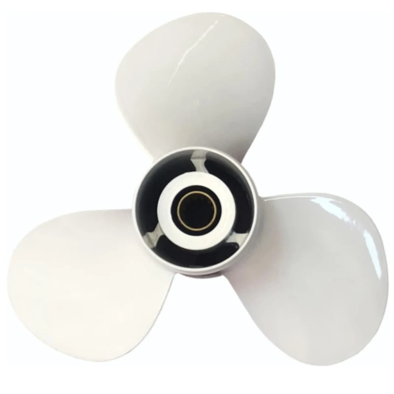 69W-45947-00-EL White Outboard Propeller 11 5/8X11-G 3 Blade 13 Spline Tooth Aluminum Alloy For Yamaha 25-60HP T25 Engine
69W-45947-00-EL White Outboard Propeller 11 5/8X11-G 3 Blade 13 Spline Tooth Aluminum Alloy For Yamaha 25-60HP T25 Engine