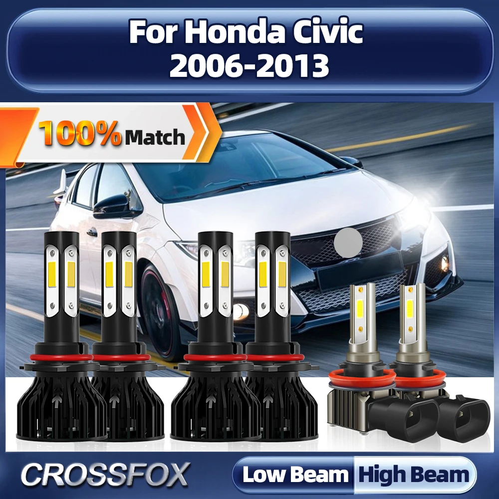 60000LM 360W CSP Chip 6000K Car LED Headlight 9005 9006 H11 Led Light For Honda Civic 2006 2007 2008 2009 2010 2011 2012 2013
60000LM 360W CSP Chip 6000K Car LED Headlight 9005 9006 H11 Led Light For Honda Civic 2006 2007 2008 2009 2010 2011 2012 2013