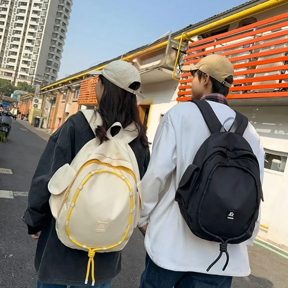 Solid Color Japanese Students Backpack Fashion Large Capacity Double Shoulder Bag Nylon Multi Pocket School Bag Girls Boys
Solid Color Japanese Students Backpack Fashion Large Capacity Double Shoulder Bag Nylon Multi Pocket School Bag Girls Boys