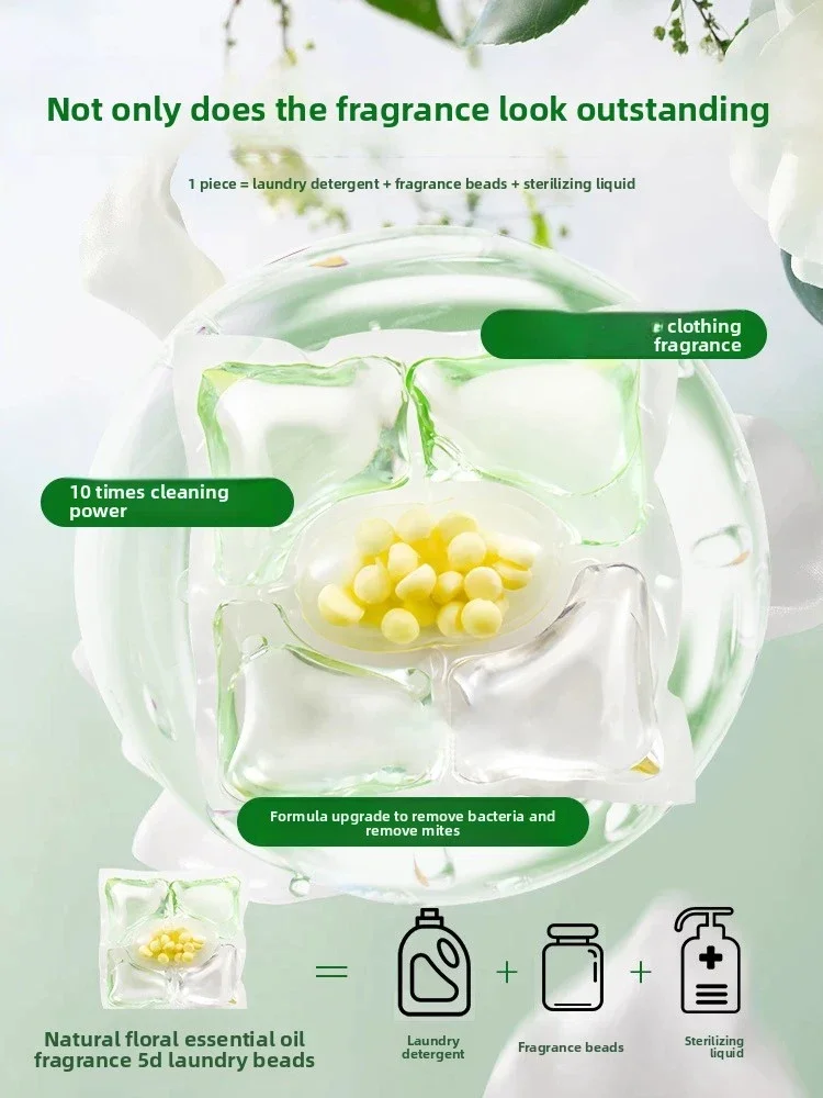 Капсулы для стирки 5D Camellia, 60 штук/упаковка, ≈7 г каждая, многофункциональные моющие капсулы 5-в-1 для глубокой очистки и ухода за тканями
Капсулы для стирки 5D Camellia, 60 штук/упаковка, ≈7 г каждая, многофункциональные моющие капсулы 5-в-1 для глубокой очистки и ухода за тканями