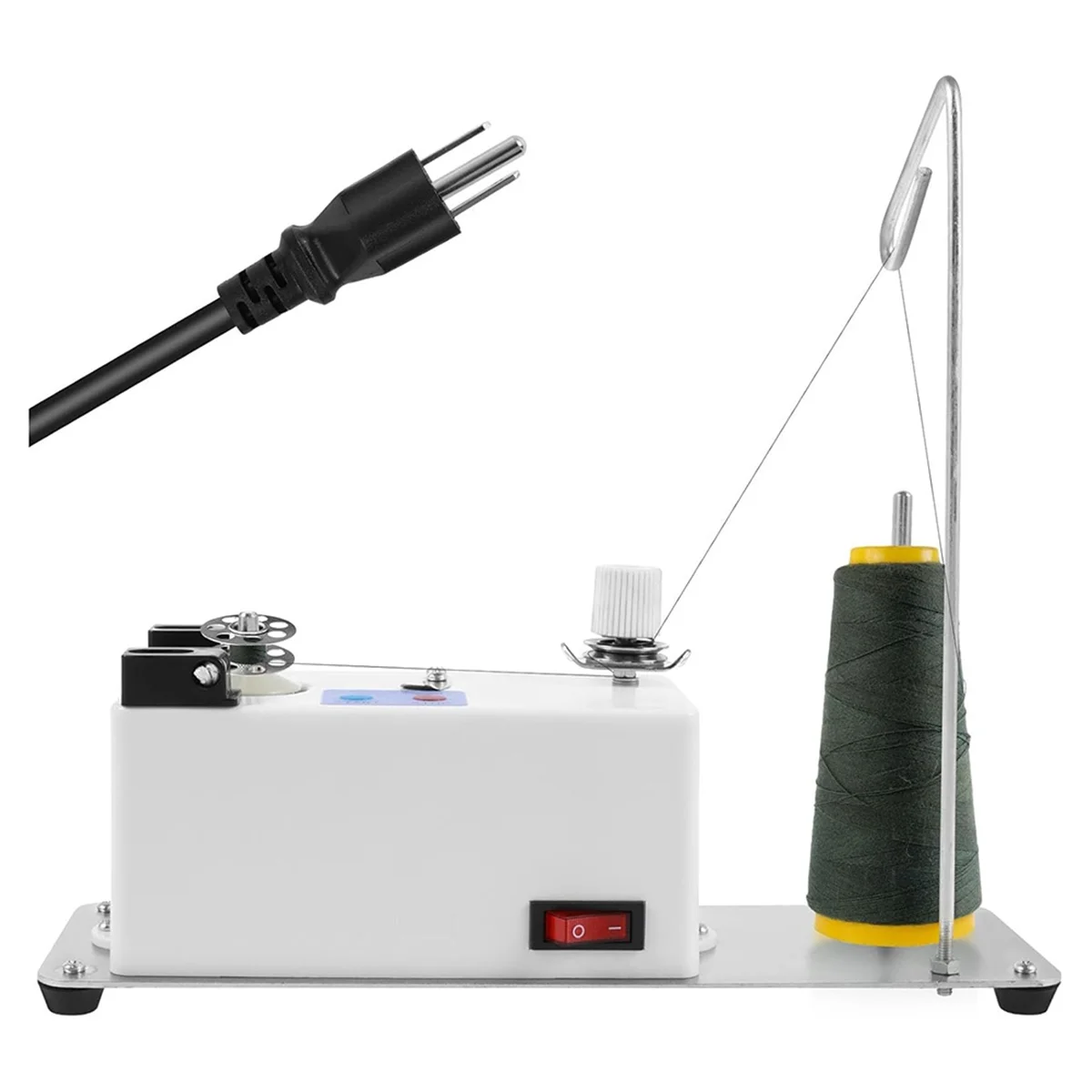 Automatic Bobbin Winder,Electric Yarn Winder, Electric Bobbin Winding,Electric Bobbin Winder for Sewing Machine US Plug
Automatic Bobbin Winder,Electric Yarn Winder, Electric Bobbin Winding,Electric Bobbin Winder for Sewing Machine US Plug