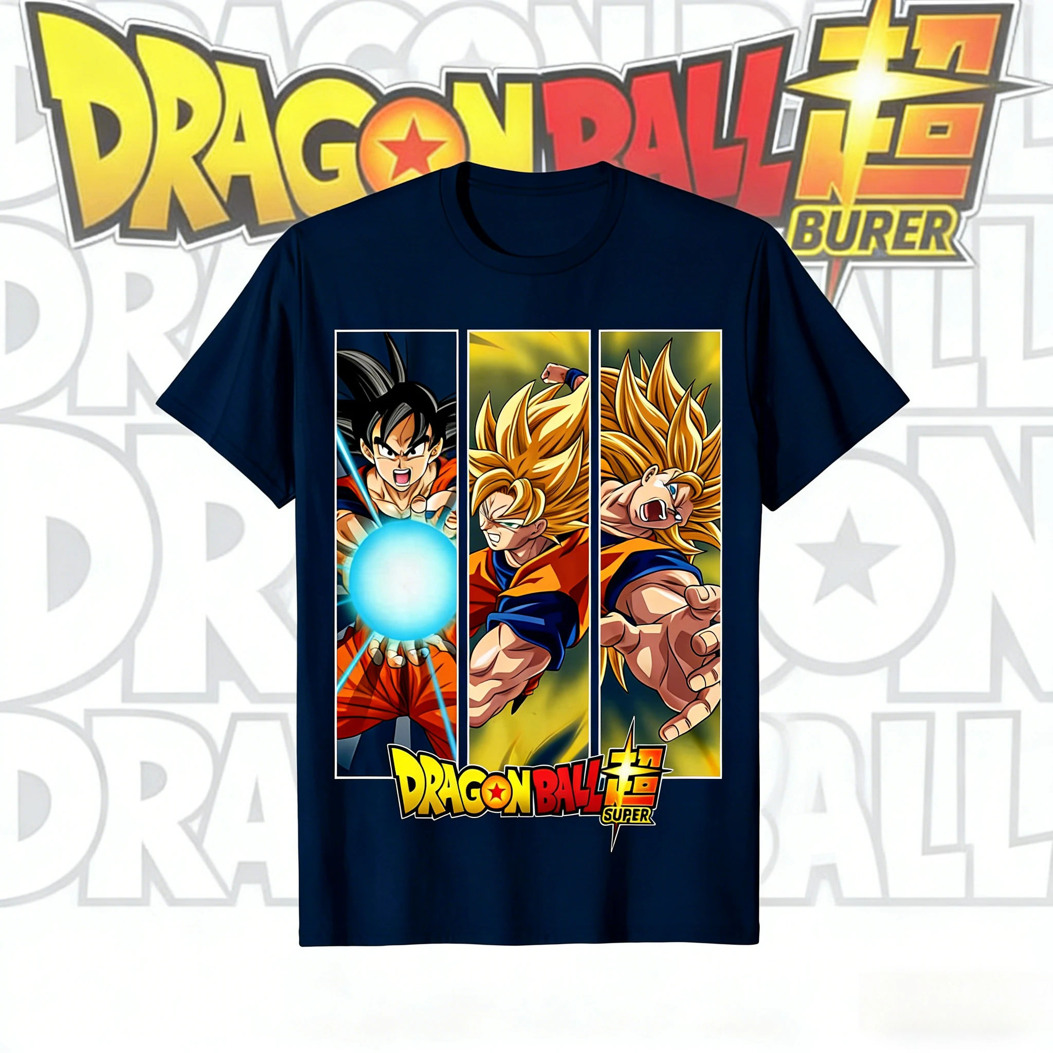 2026 Summer Dragon Ball Super Goku Kamehameha T-shirt, Retro Oversized 100% Cotton Tee, Quick Dry Casual Unisex Anime Top
2026 Summer Dragon Ball Super Goku Kamehameha T-shirt, Retro Oversized 100% Cotton Tee, Quick Dry Casual Unisex Anime Top