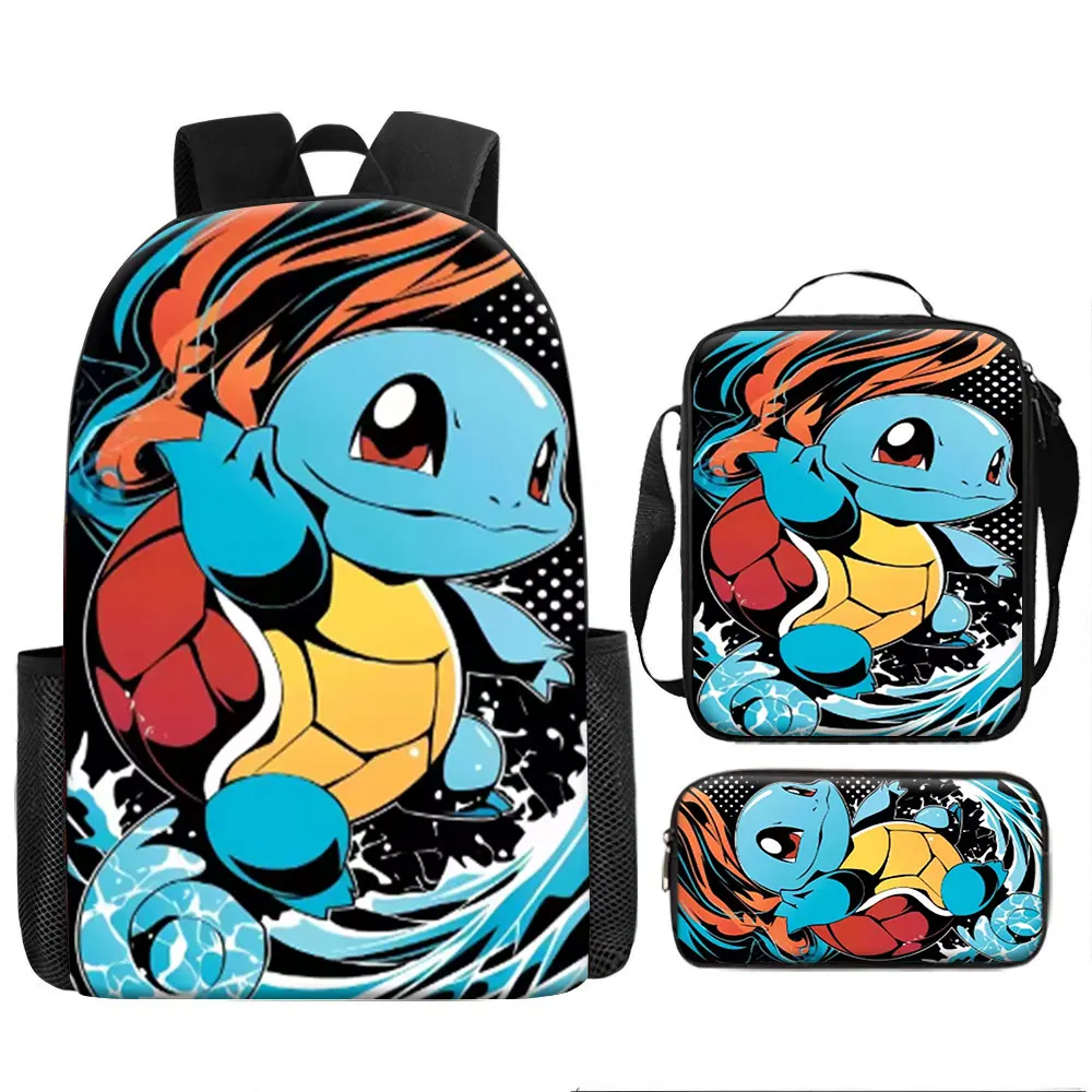 Kids Bag,Pokemon,Squirtle 3pcs Backpack Set Watercolor Paint Print Breathable Canvas School Bag for Kids Students
Kids Bag,Pokemon,Squirtle 3pcs Backpack Set Watercolor Paint Print Breathable Canvas School Bag for Kids Students