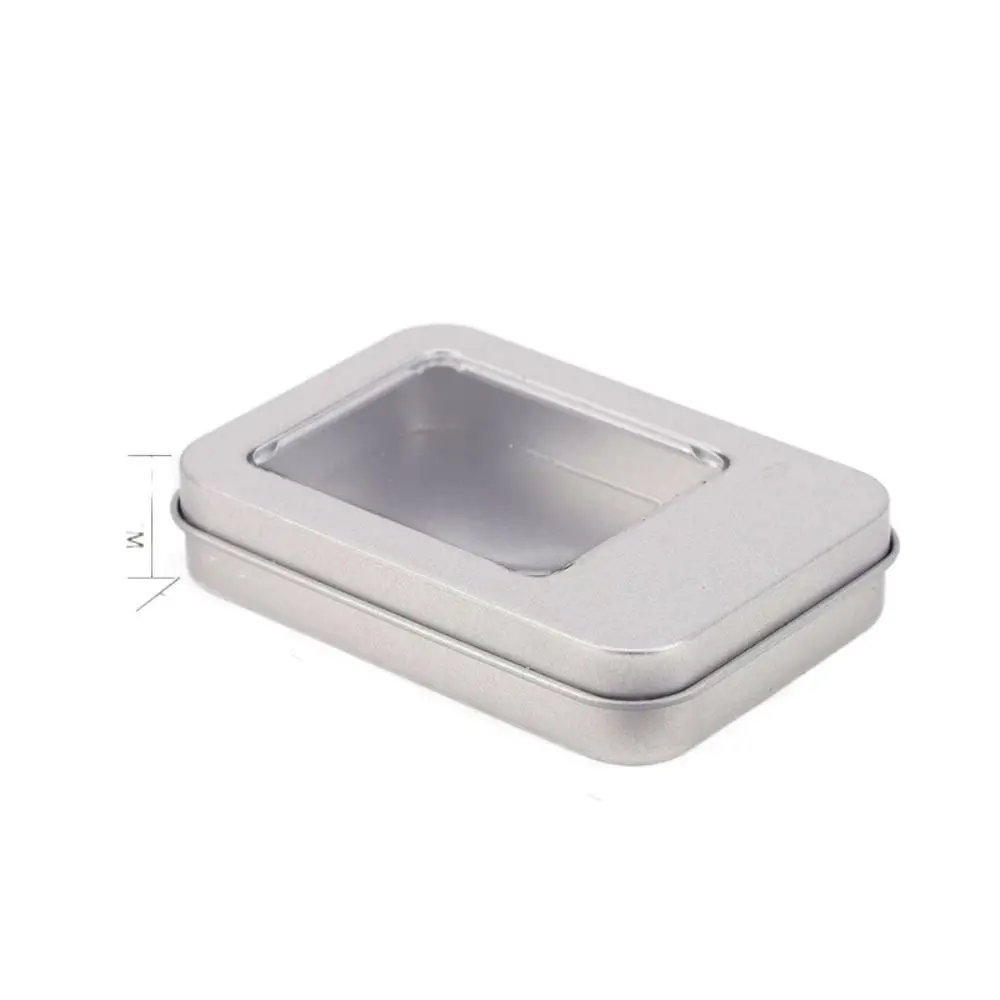 Multicolor Tin Box with Clear Window Lid Empty Rectangular Nail Art Display Case Jewelry Box Candy Package Metal Box
Multicolor Tin Box with Clear Window Lid Empty Rectangular Nail Art Display Case Jewelry Box Candy Package Metal Box