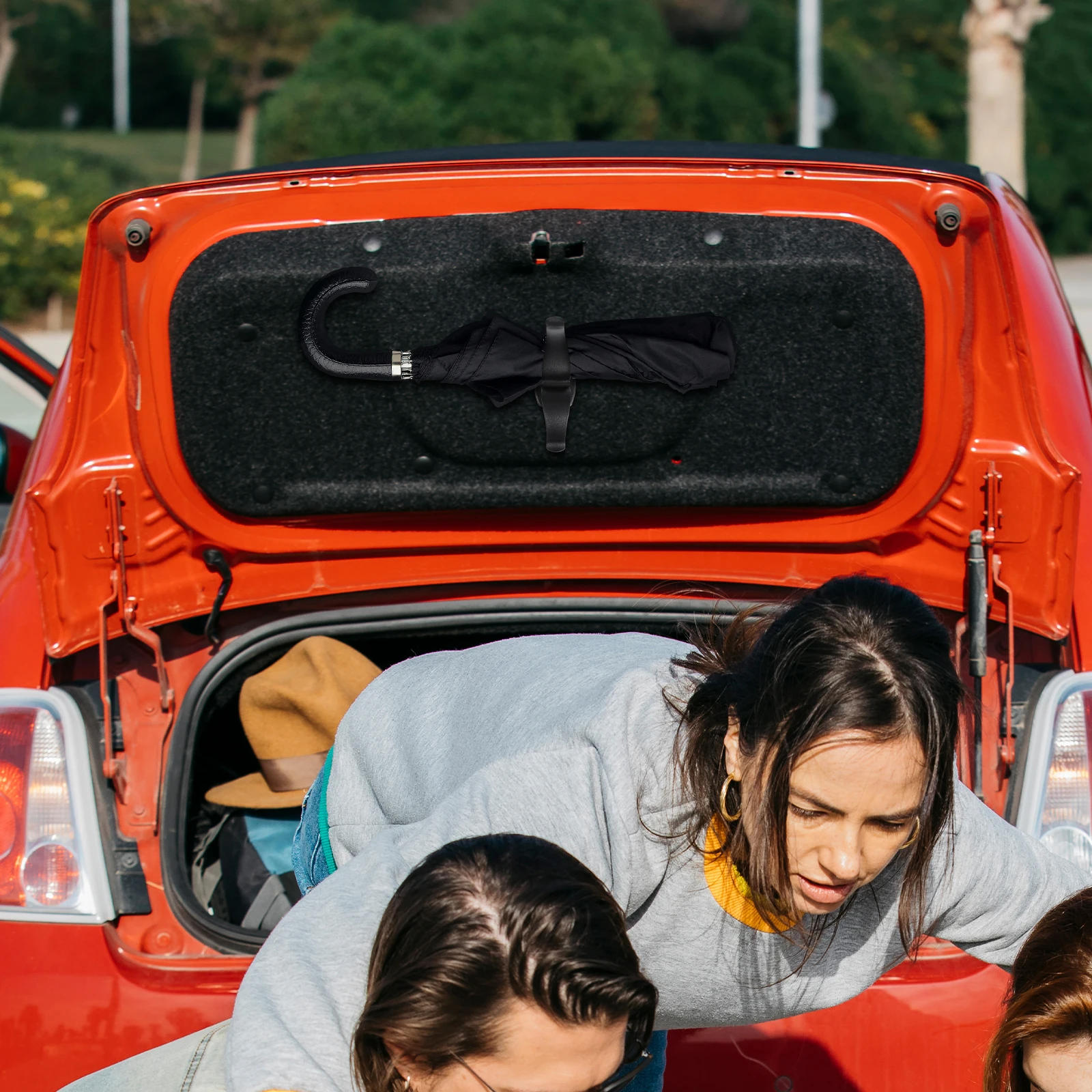 2 pcs Umbrella Fixing Clip Holder for Car Trunk Door Large Storage Multifunction Mount Organizer Durable ABS Plastic Heavy
2 pcs Umbrella Fixing Clip Holder for Car Trunk Door Large Storage Multifunction Mount Organizer Durable ABS Plastic Heavy