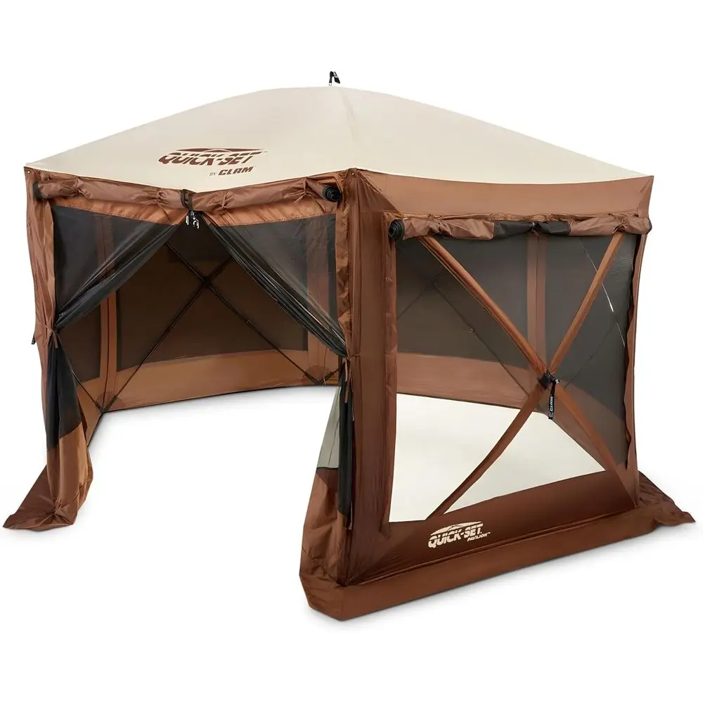 Quick-Set Up Sn Tent, Pavilion, 12.5 t, Setup Brown Large Outdoor Gazebo Shelter, Spacious 8-Person Bug-ree Tent or Parties, Bac
Quick-Set Up Sn Tent, Pavilion, 12.5 t, Setup Brown Large Outdoor Gazebo Shelter, Spacious 8-Person Bug-ree Tent or Parties, Bac