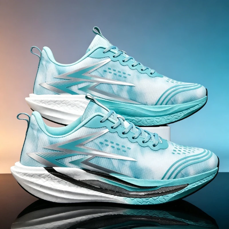 Carbon plate mesh casual fitness shoes, ultra light shock-absorbing soft soled sports shoes, marathon running shoes
Carbon plate mesh casual fitness shoes, ultra light shock-absorbing soft soled sports shoes, marathon running shoes