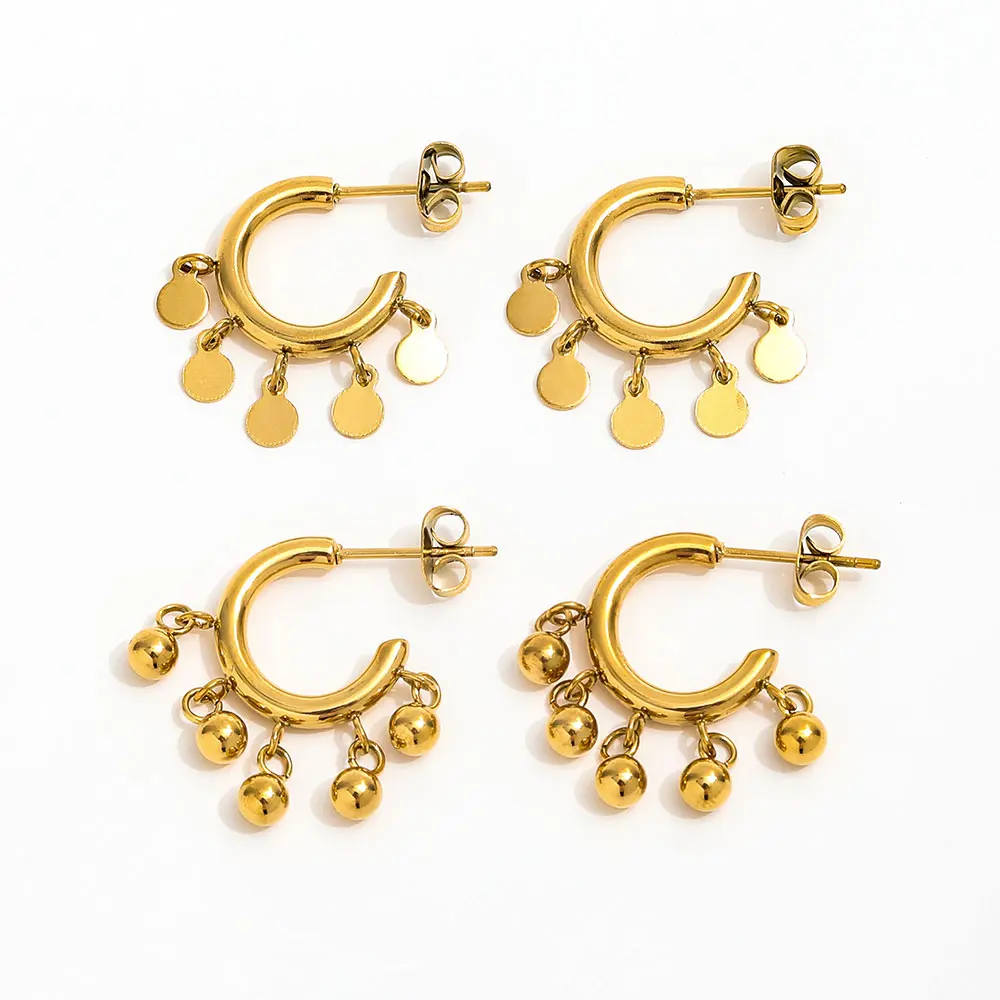 Waterproof & Tarnish Free Minimalist Mini Hoop Tassel C Shape Earring Stainless Steel Jewelry
Waterproof & Tarnish Free Minimalist Mini Hoop Tassel C Shape Earring Stainless Steel Jewelry